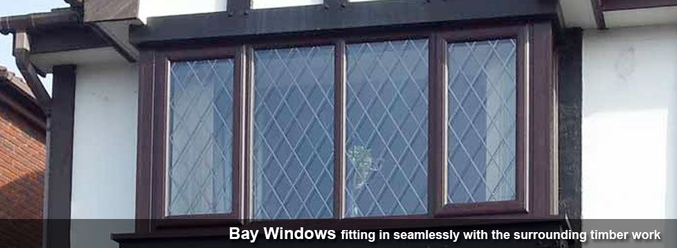 Wood Effect Bay and Bow Windows